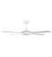 Fanco Eco Silent Deluxe 4 Blade 52" DC Ceiling Fan with DC Smart Remote Control in White
